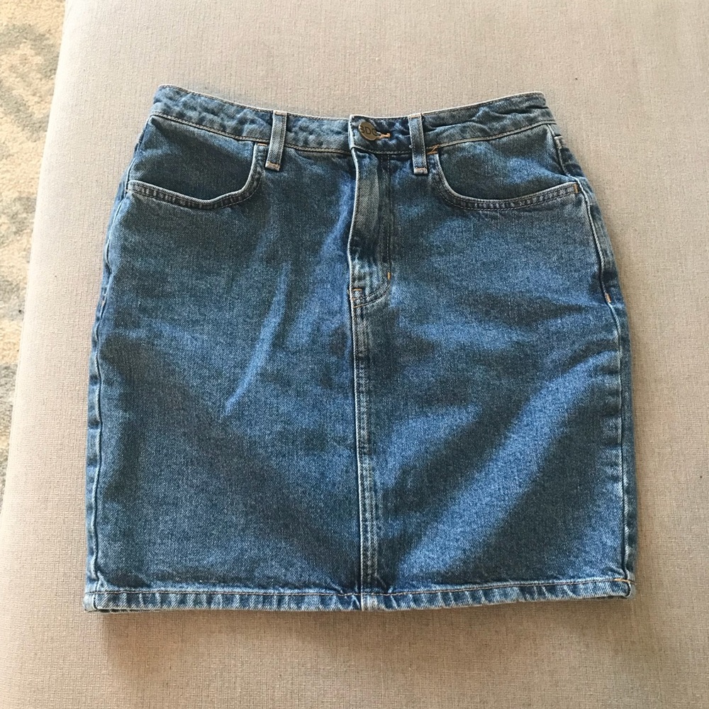 High waist BDG denim skirt